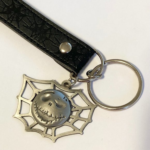 Vintage Disney Jack Skellington Keychain Keyring Nightmare Before Christmas - Picture 2 of 10